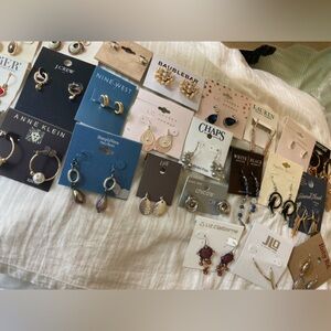 Twenty Six Pairs of New Earrings‎ Pierced Ears Chandelier Hoop Dangle Post